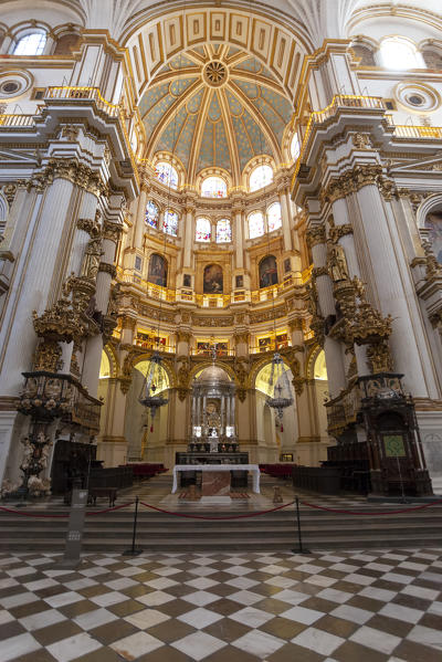 The Main Chapel of Granada Cathedral, Granada, province of Granada, Andalusia, Spain