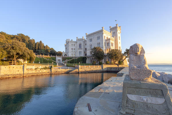 Miramare Castle, Trieste, Friuli-Venezia Giulia, Italy.