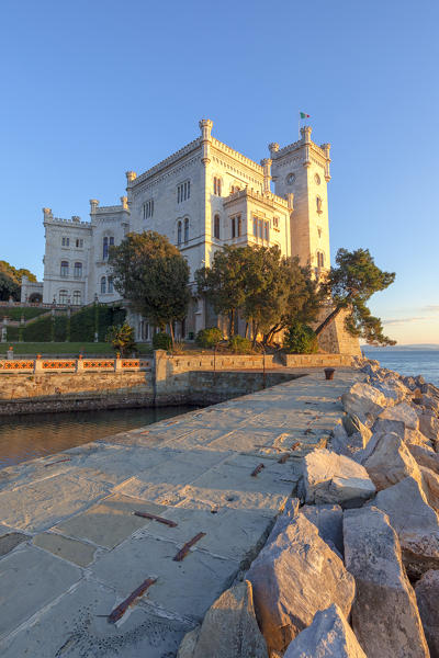 Miramare Castle, Trieste, Friuli-Venezia Giulia, Italy.