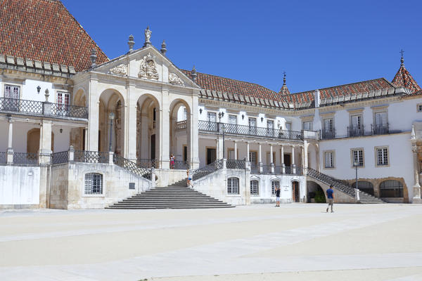 The main palace of University of Coimbra, Coimbra, Coimbra district, Centro Region, Portugal.