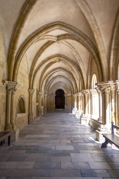 The arches of the cloister of the Old Cathedral (Sé Velha), Coimbra, Coimbra district, Centro Region, Portugal.