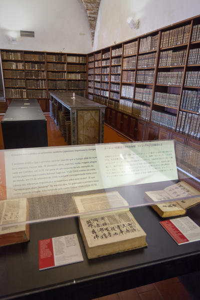 Inner view of one of the rooms of Biblioteca Joanina (Joanine Library), University of Coimbra, Coimbra, Coimbra district, Centro Region, Portugal.