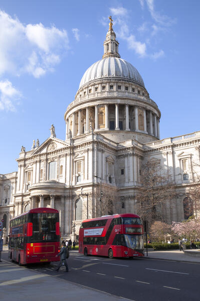 St. Paul’s Cathedral from Cannon Street, London, Great Britain, UK