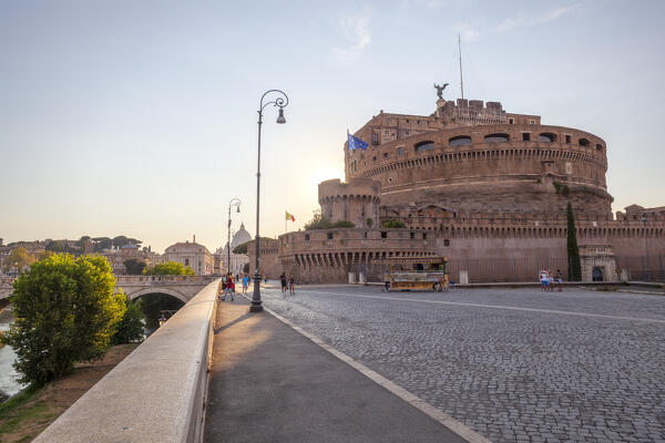 Castel Sant'Angelo (Castle of the Holy Angel), Rome, Lazio, Italy.