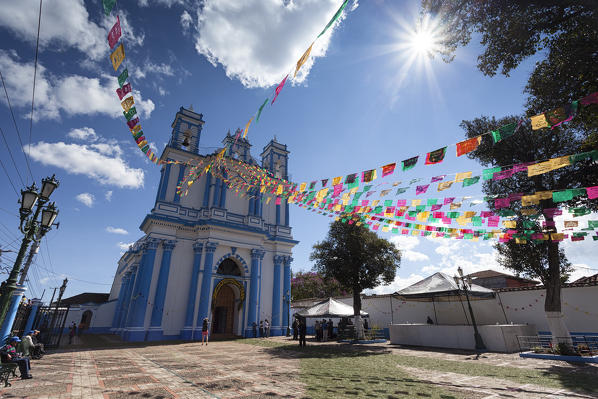 Saint Lucy Church, San Cristobal de las Casas, Chiapas, Mexico.