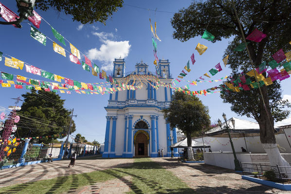 Saint Lucy Church, San Cristobal de las Casas, Chiapas, Mexico.