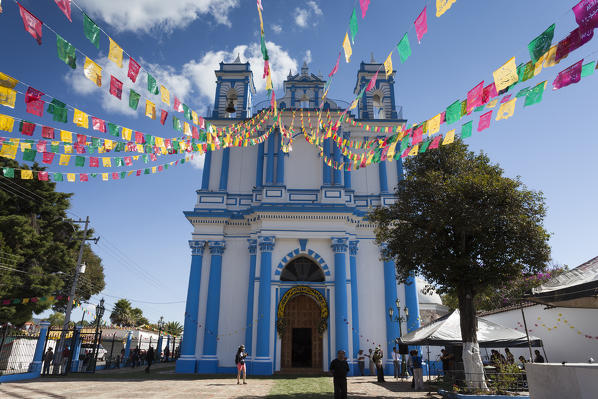 Saint Lucy Church, San Cristobal de las Casas, Chiapas, Mexico.