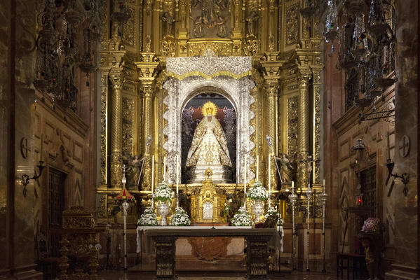 Virgen de la Macarena, Macarena Church,  Seville, province of Seville, Andalusia, Spain