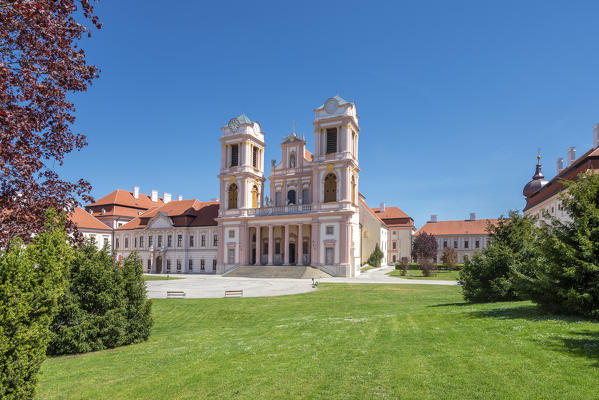 Furth bei Goettweig, district of Krems, Lower Austria, Austria, Europe. The Goettweig Benedictine abbey