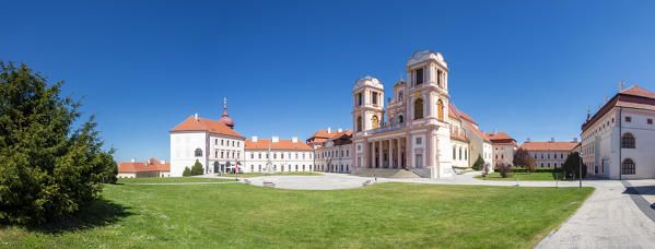 Furth bei Goettweig, district of Krems, Lower Austria, Austria, Europe. The Goettweig Benedictine abbey