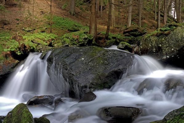 Aurina Valley, South Tyrol, Italy. Torrent in the Valle Aurina/Ahrntal