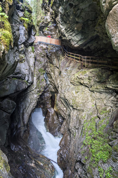 Racines / Ratschings, Stange / Stange, Bolzano province, South Tyrol, Italy. The Gilfenklamm