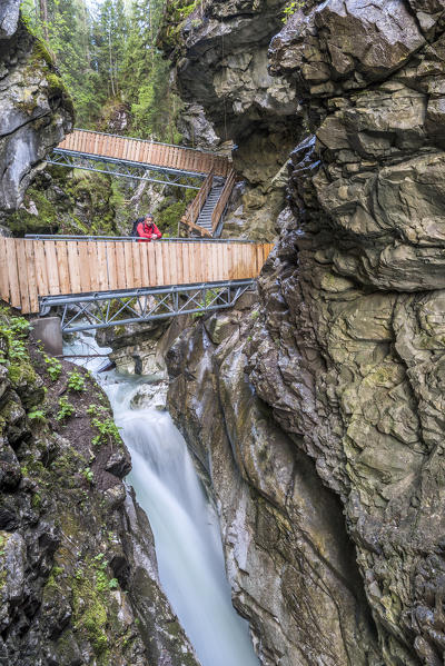 Racines / Ratschings, Stange / Stange, Bolzano province, South Tyrol, Italy. The Gilfenklamm