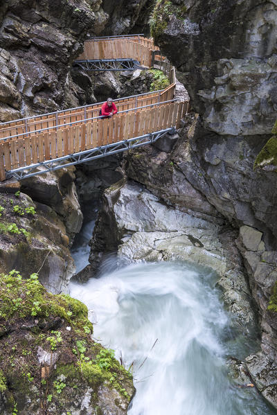 Racines / Ratschings, Stange / Stange, Bolzano province, South Tyrol, Italy. The Gilfenklamm