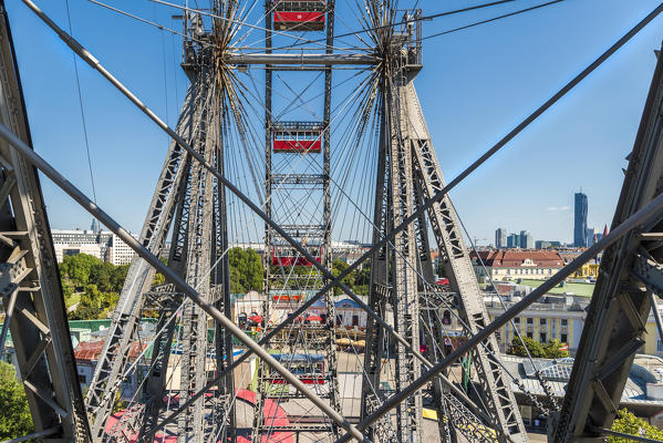 Vienna, Austria, Europe. The Giant Ferris Wheel