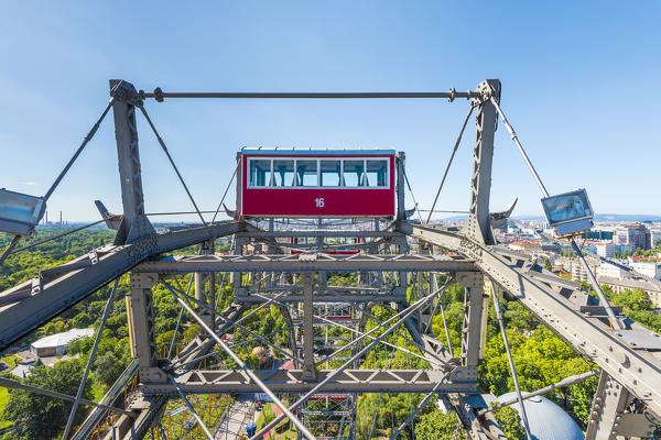 Vienna, Austria, Europe. The Giant Ferris Wheel