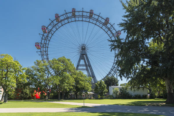 Vienna, Austria, Europe. The Giant Ferris Wheel