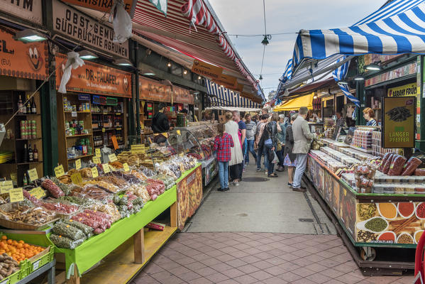 Vienna, Austria, Europe. The Naschmarkt is the most popular market in Vienna