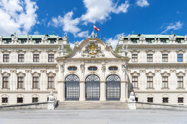 Vienna, Austria, Europe. The Upper Belvedere Palace