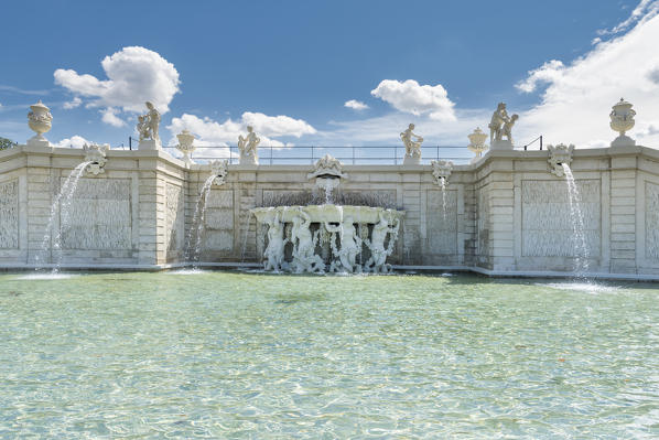 Vienna, Austria, Europe. The Cascade Fountain of Belvedere Palace