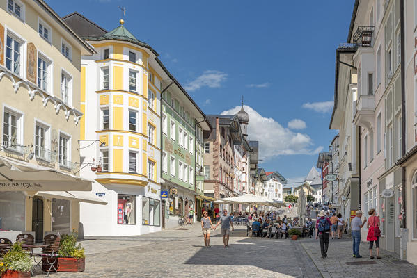Bad Tölz, Bad Tölz-Wolfratshausen district, Upper Bavaria, Germany, Europe. The Marktstrasse