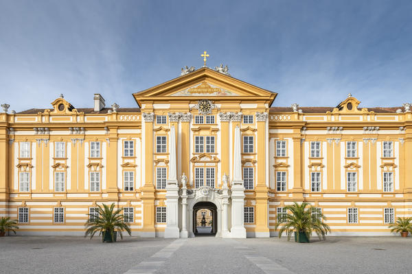 Melk, Wachau, Lower Austria, Austria, Europe.The Benedectine abbey