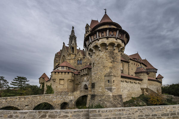 Leobendorf, district od Korneuburg, Lower Austria, Austria, Europe. The Kreuzenstein castle (Burg Kreuzenstein)