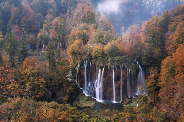 Plitvice national park,Karlovac region, Croatia district, Europe.
