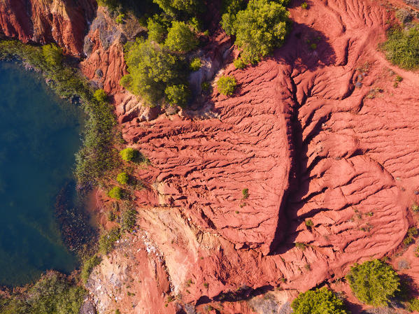 Ex Cava di Bauxite, Otranto district, Puglia, Italy, Europe.