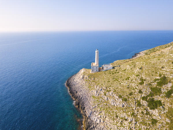Palascia Lighthouse, Otranto district,Puglia, Italy, Europe.