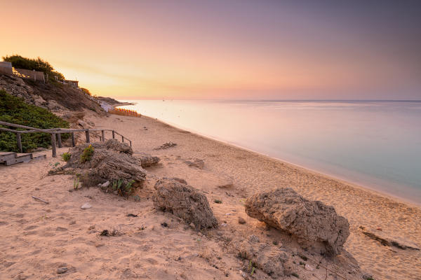 Piri Piri lido at dawn, Taranto province, Apulia, Italy