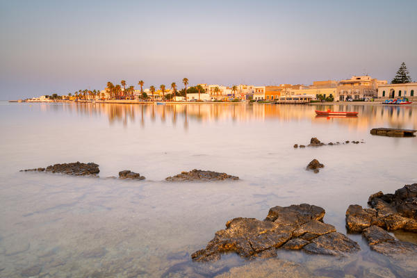 Porto Cesareo at dawn, Lecce province, Apulia, Italy