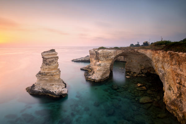 Sunrise in Torre Sant'Andrea, Lecce province, Apulia, Italy