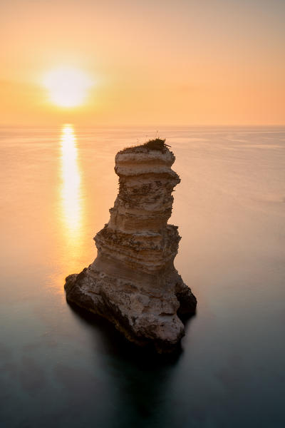 Sunrise in Torre Sant'Andrea, Lecce province, Apulia, Italy