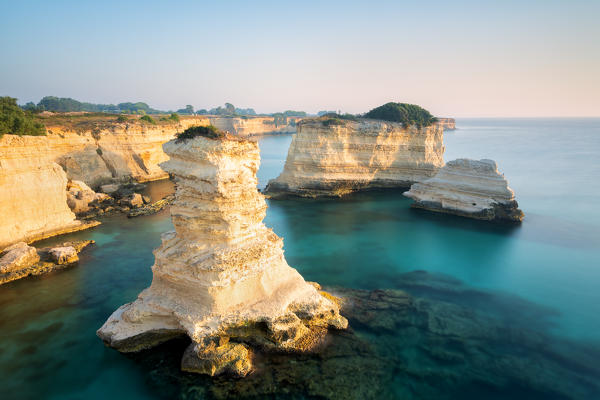 Sunrise in Torre Sant'Andrea, Lecce province, Apulia, Italy