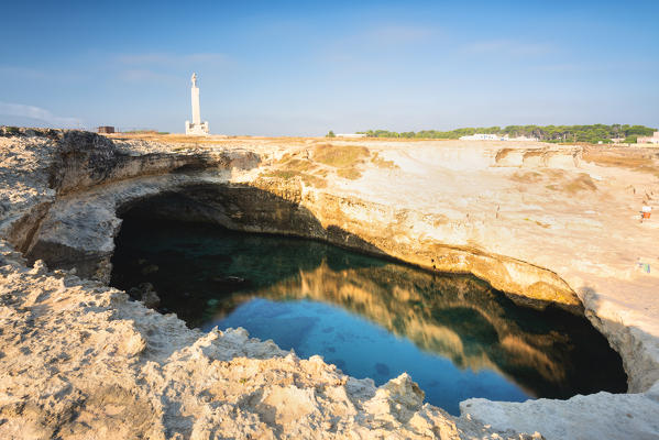 Grotta della Poesia in Lecce province, Apulia, Salento, Italy.
