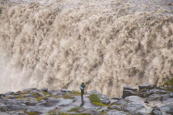 Northern Iceland. Dettifoss waterfall.