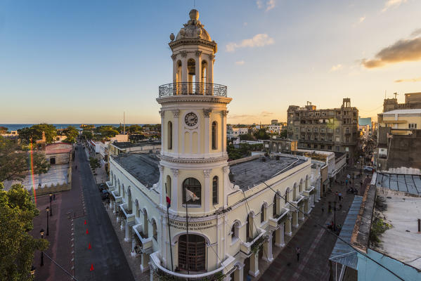 Colonial Zone (Ciudad Colonial), Santo Domingo, Dominican Republic. The Colonial architectures of the Palacio Consistorial.