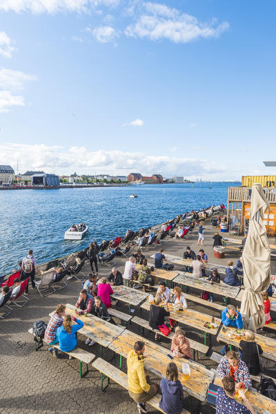 Copenhagen, Hovedstaden, Denmark. Copenhagen Street Food in Paper Island.