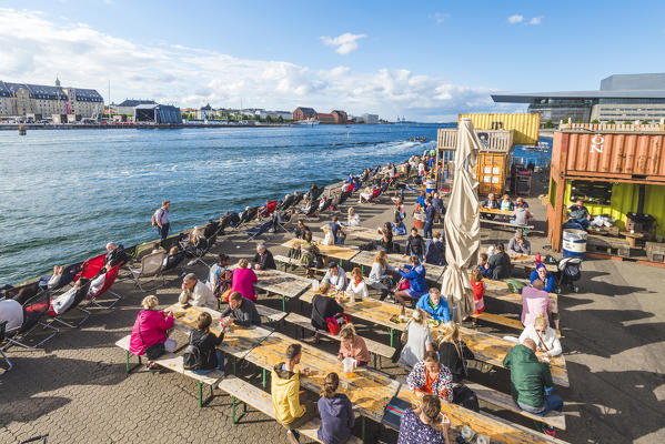 Copenhagen, Hovedstaden, Denmark. Copenhagen Street Food in Paper Island.