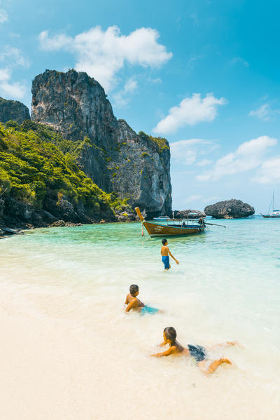 Ao Nui (Nui Beach), Ko Phi Phi Don, Krabi Province, Thailand.