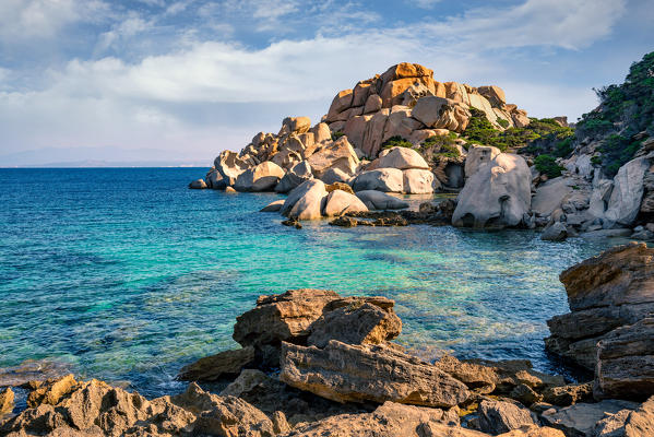 Cala Spinosa, Santa Teresa di Gallura, Capo Testa, Sardinia, Italy. Seascape