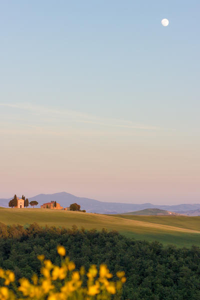 Tuscany, Italy. Val d'Orcia landscape in springtime
