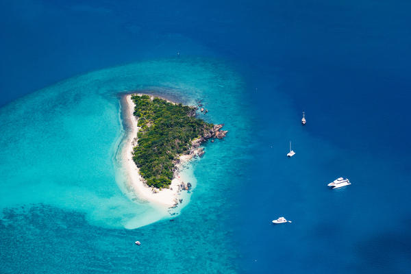 Whitsundays from above, Queensland, Australia