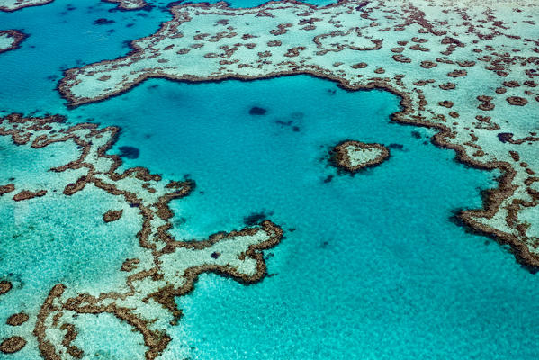 Great Barrier Reef from above, Queensland, Australia 