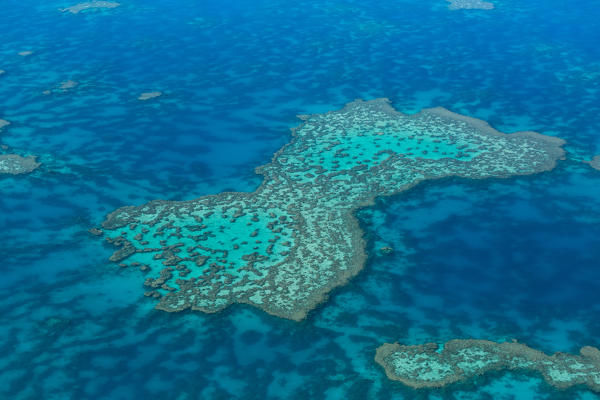 Great Barrier Reef from above, Queensland, Australia 