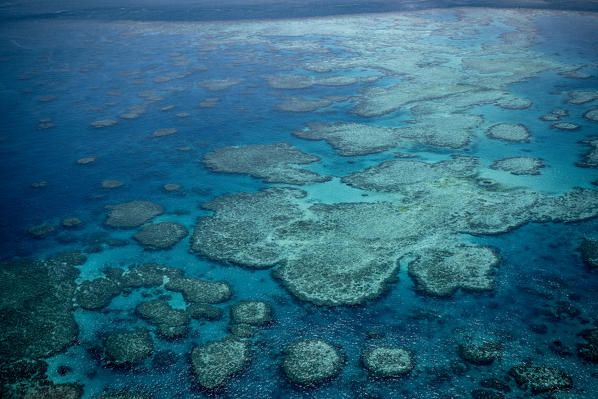 Great Barrier Reef, Queensland, Australia. Aerial View