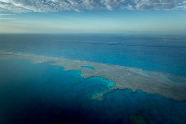 Great Barrier Reef, Queensland, Australia. Aerial View