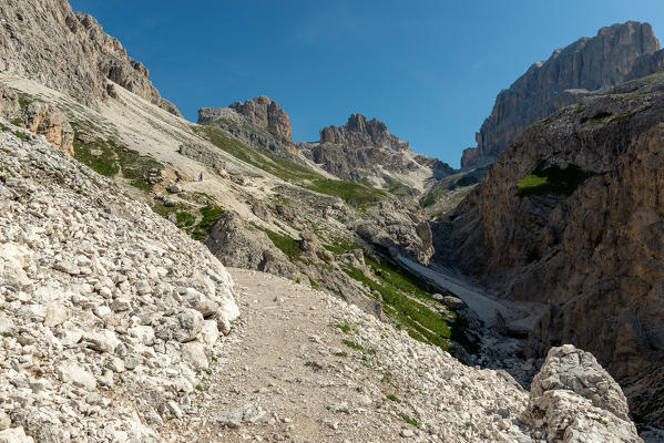 Vajolet valley ant the Catinaccio group, dolomites, Italy