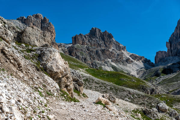 Vajolet valley ant the Catinaccio group, dolomites, Italy